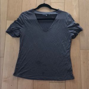 Gray Choker style Tee
